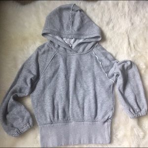 Free People Banded Hooded Sweatshirt